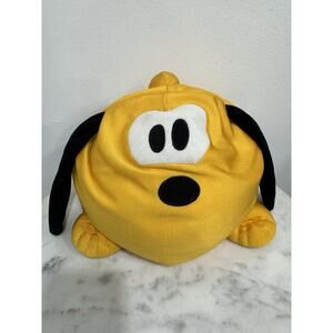 Rare Round Plush Bean Bag Spandex Pluto - Disney World Disneyland Squishy